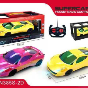 四通UV喷镀遥控跑车，包车身3.7锂电池 FN385S-2D - 图片 1