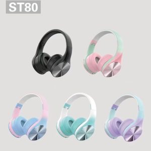 头戴式蓝牙耳机 ST80 - 图片 1