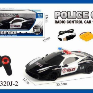 27频1:16 四通遥控灯光仿真警车 【包电】 FN320J-2 - 图片 1
