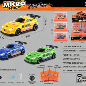 1:64奔驰2.4G四驱漂移遥控车 12只/展示盒 LDY26-B - 图片 1