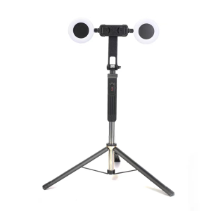 JC-28H Bluetooth Tripod Selfie Stick with Lights - 图片 1
