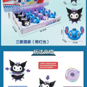光旋转陀螺（12PCS) - 图片 1