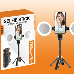 JC25H Bluetooth Mini Handle Holder with Lights - 图片 1