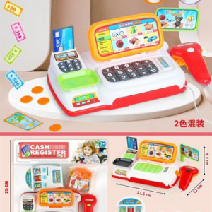 灯光音乐收银机2色混装+饮料机 - 图片 1